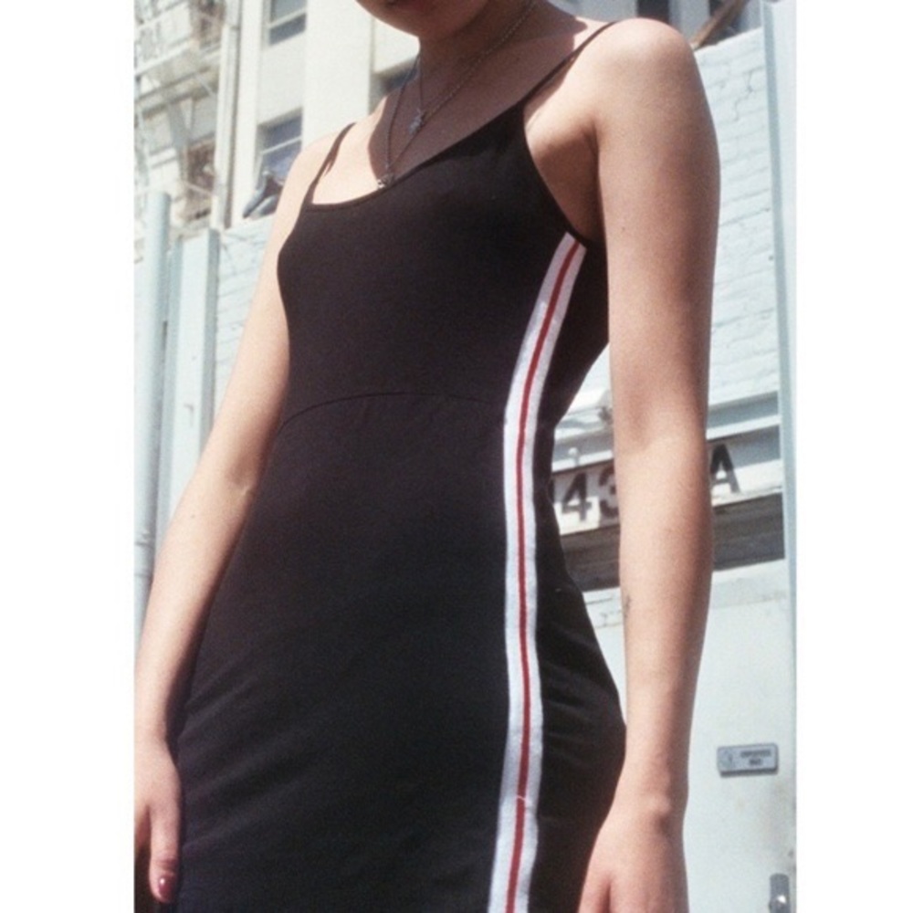 brandy black bodycon dress